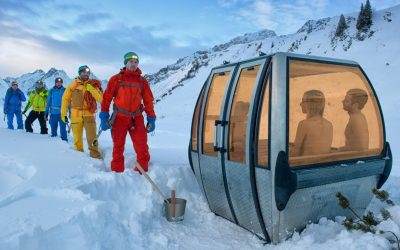 Stare gondole sa švajcarskih Alpa postale su ultra-moderne saune!